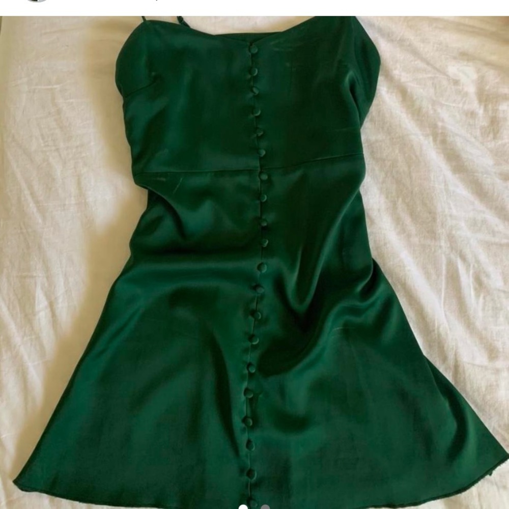 Urban slip green dress